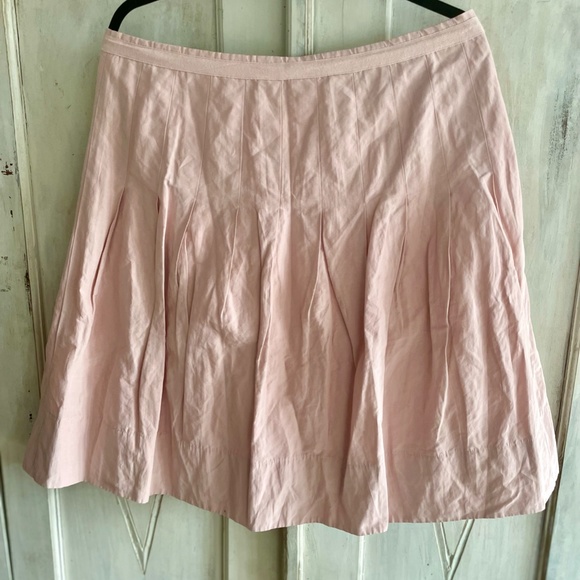 CAbi Pink Skirt w/Pleats #521 - Picture 2 of 3